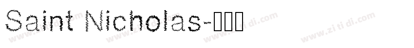 Saint Nicholas字体转换